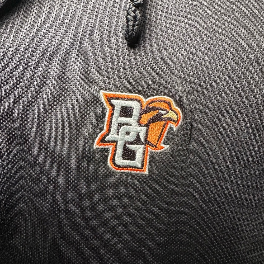 Adidas Black Clima Zip Up Hoodie With BGSU Logo - Picture 4 of 6